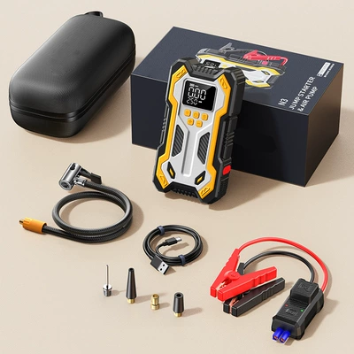 Kempinq və səyahət Power Supply, Air Pump, Integrated - n3-inflatable-emergency-all-in-one-machine-10000-mah-smart-clip-eva-bag