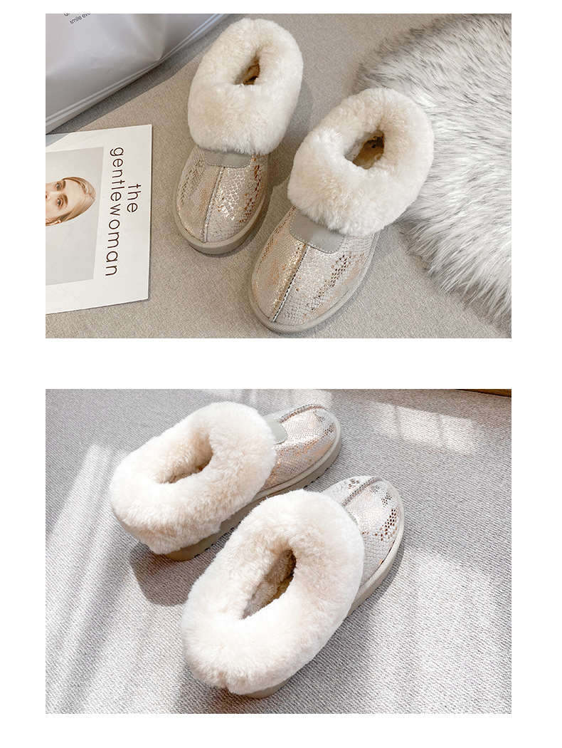plus velvet bright surface flat-bottomed Snow boots nihaostyles clothing wholesale NSCSX93354
