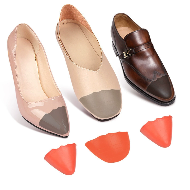 Накладки на носок с кодировкой PU для мужчин и женщин, утолщенные, мягкие, противоизносные наполнители для пальцев, спортивная кожаная обувь на высоком каблуке, подушечки половинного размера, заглушки для обуви.
