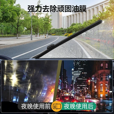 Glass agent oil film summer car strong