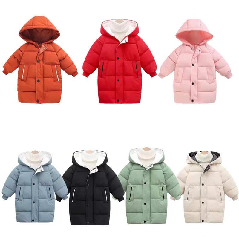 Abrigo acolchado de algodón para niños Abrigo acolchado de algodón para hombres y mujeres Abrigo acolchado de algodón engrosado abrigo de bebé de longitud media 2023 nuevo Otoño e Invierno