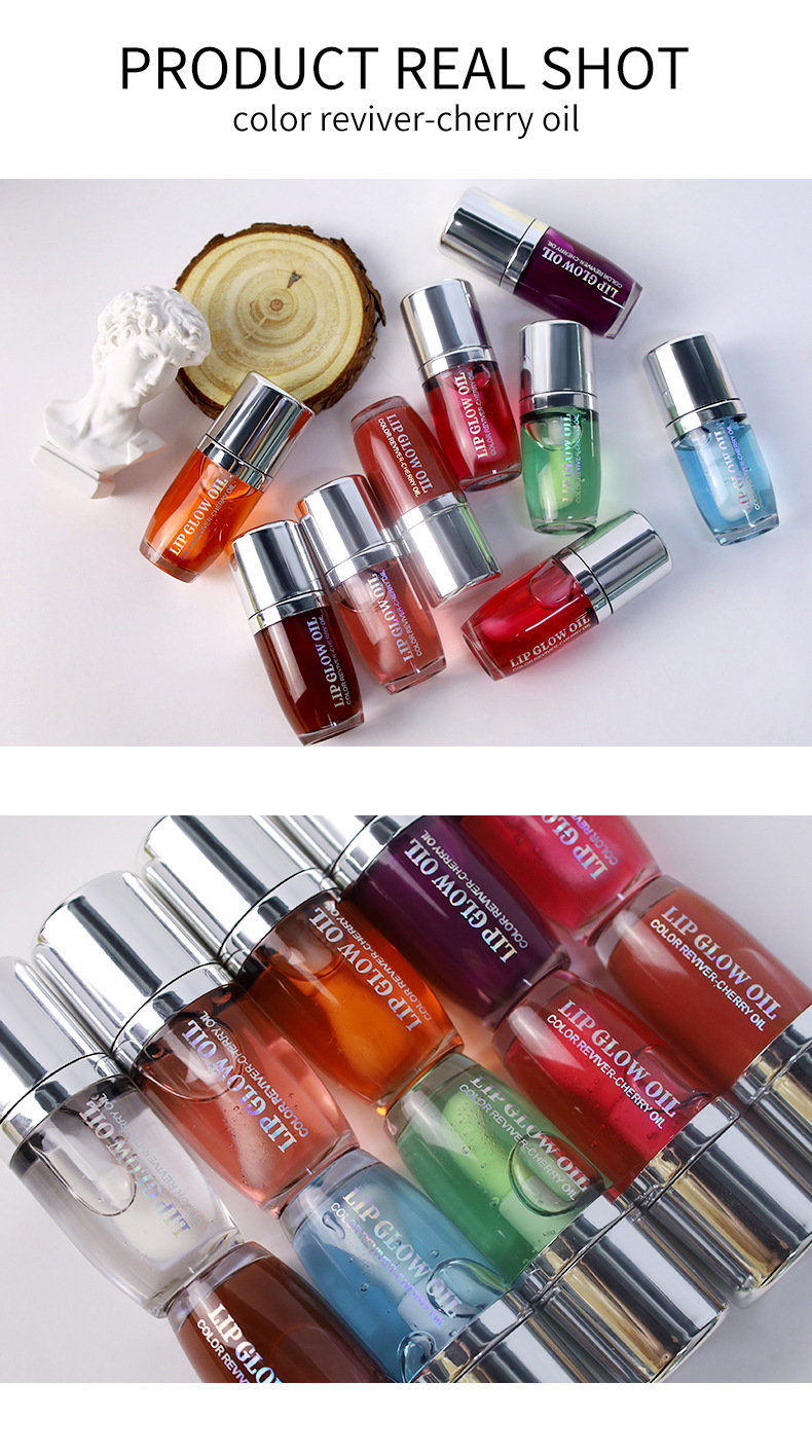 VIBELY Cross-border Water Light Glass Lip Oil Moisturizes, hydrates, brightening and transparent Lip Gloss Dudu Lip Gloss reduces lip lines undefined