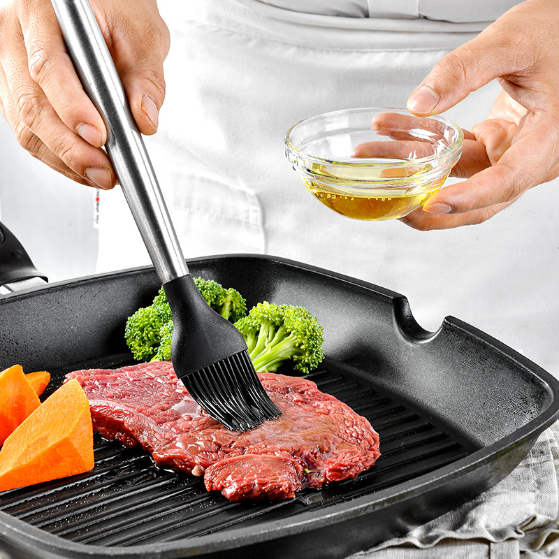 不锈钢管柄11件套烘培厨房工具 11件套硅胶厨具套装烹饪铲勺