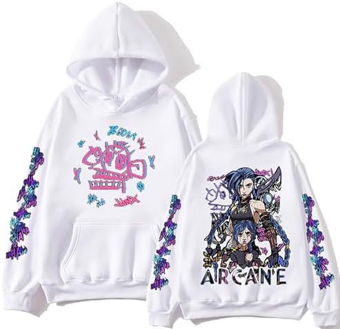 Sudadera transfronteriza AliExpress Arcane jinx Hoodie Novelty Graphic Long Sleeve
