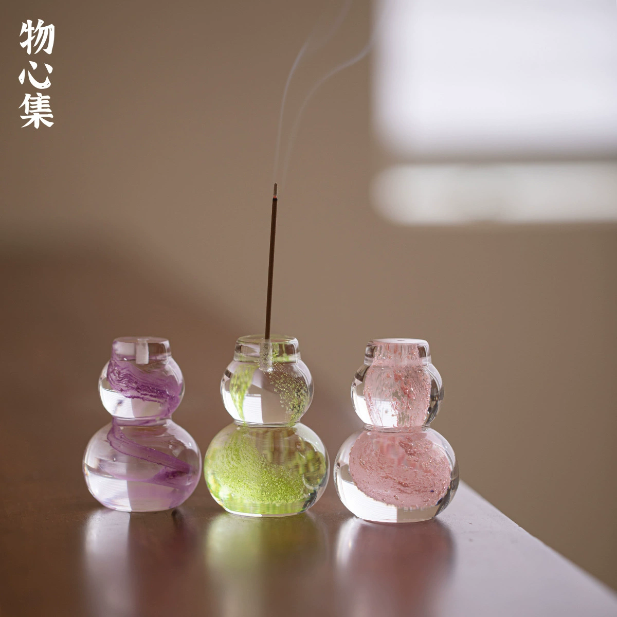 Модный набор из высококачественного хрустального стекла с флуоресцентной крышкой в ​​виде тыквы, креативная крышка, чаша для чая, крышка для чайного стола, держатель для благовоний