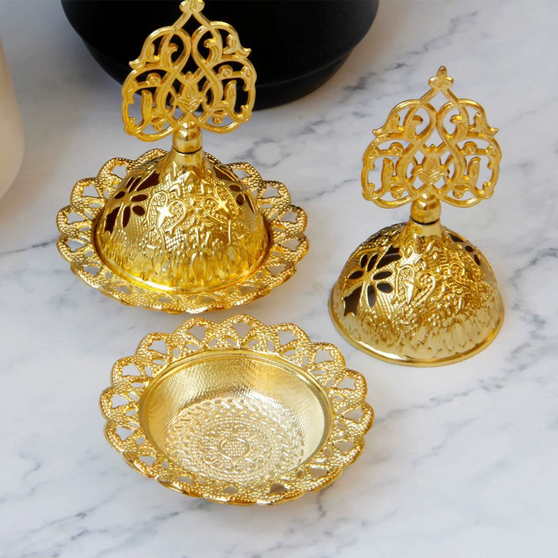 Креативная старинная курильница Маленькие украшения Имитация меди Старые ремесла Мини Чайная Комната Офис Ароматерапия Горелки Украшения