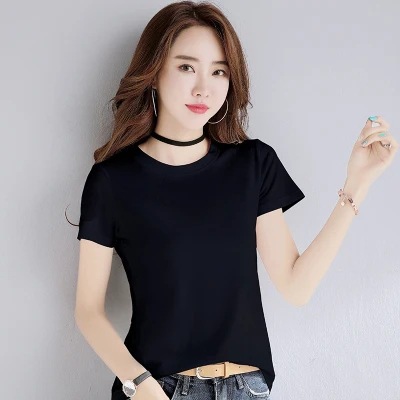 1915 블랙 라운드 넥 프린트 노스
