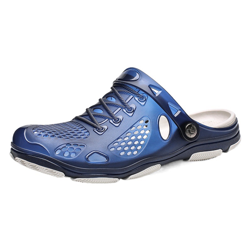 Zapatillas de verano para hombres 2022 nuevas sandalias casuales al aire libre zapatos de playa con agujero cerrado para hombres zapatos de moda de doble uso