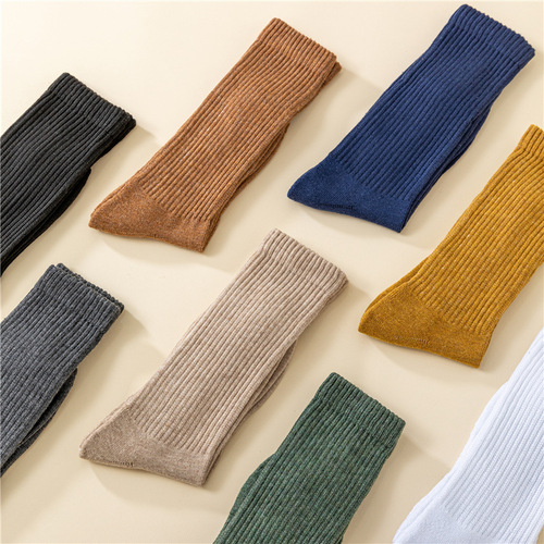 Thick socks men's winter high socks autumn and winter velvet thickened warm socks women's terry socks winter sports socks