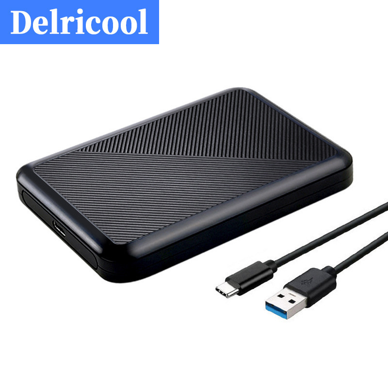 Cross-Border Wholesale 2.5inch Mechanical Ssd Dual Diagonal Stripe Style Usb3.1 Solid State Drive Enclosure Portable Anti-Drop Case Cross-Border Wholesale 2.5inch Mechanical Ssd Dual Diagonal Stripe Style Usb3.1 Solid State Drive Enclosure Portable Anti-Drop Case