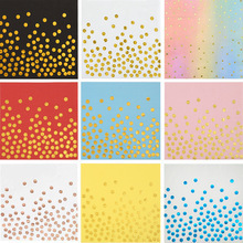 Factory Straight Hair in stock Cross Border Bronzing Silver Bronzing Dot Disposable Napkin Birthday Party Printed Paper Towel Color
