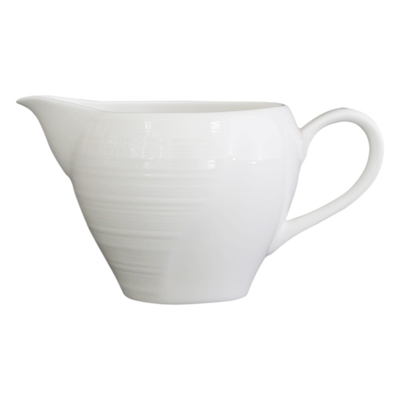 Milk jar bone china coffee milk jar Milk Cup restaurant commercial pouring pure white tea cup bone china Milk Cup ceramic wine dispenser