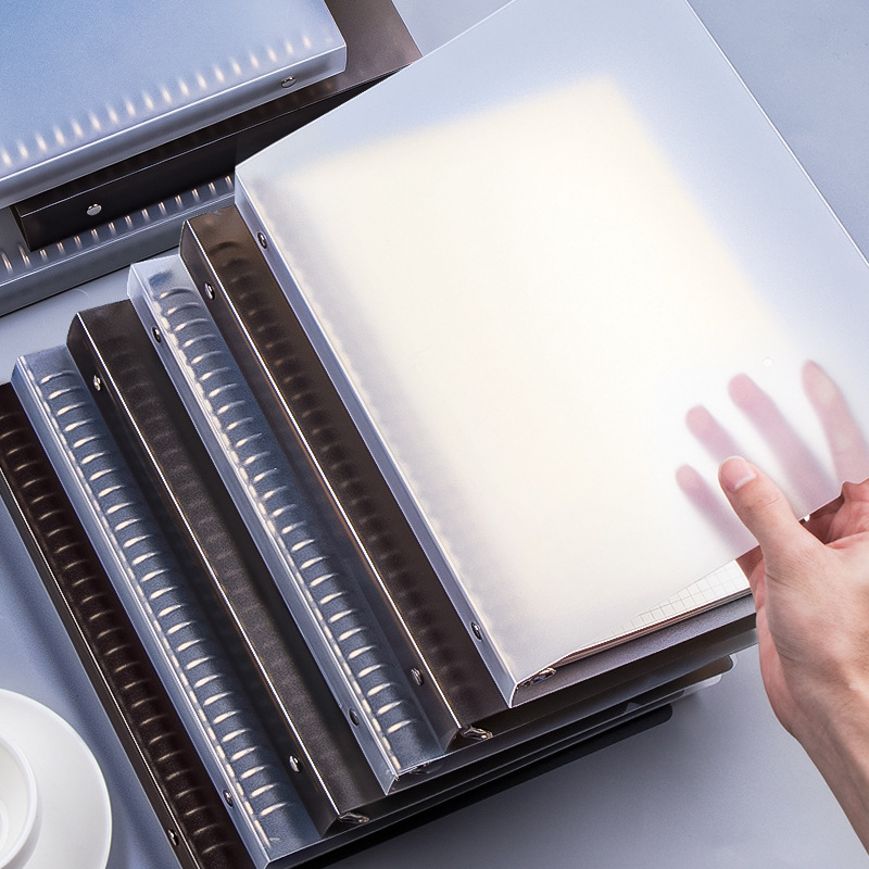 Sold Separately, Loose-Leaf Book Shell A4 Binder Shell Soft Leather A5/B5 Notebook 26 Holes 30 Holes Hard Shell Removable