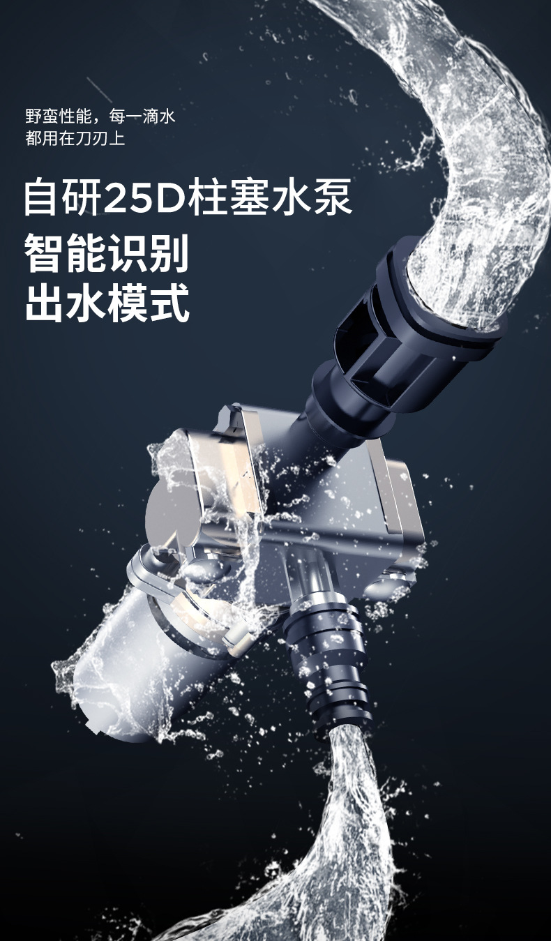 Wireless Car Washer Portable High Pressure Water Gun Car Charging