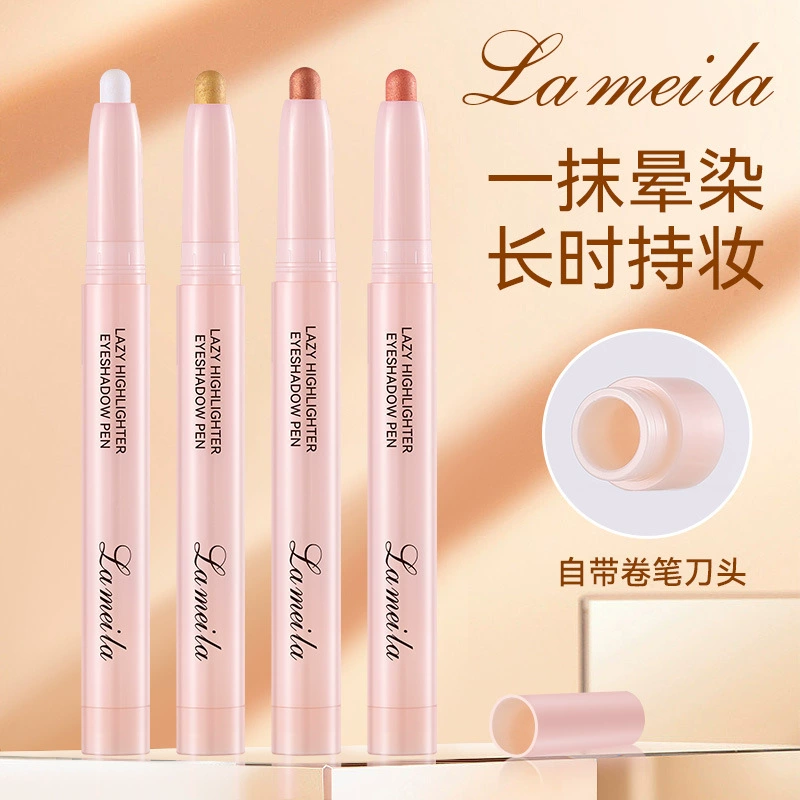 Карандаш-хайлайтер для век Lamela Silkworm, перламутровый, осветляющий, матовый, доступный, 936