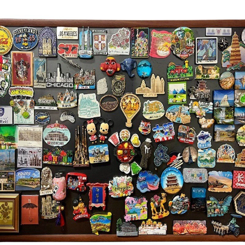 Fridge magnet, magnetic stand, cosmetic storage system, board on wall