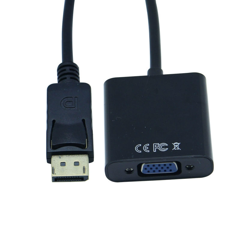 DP к VGA ротор ТВ компьютер кабель дисплея DP к VGA конвертер проектор чистый провод