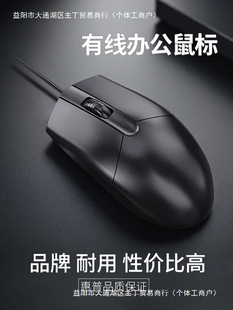 Wired Mouse Silent Desktop Computer Notebook Office Game E-Sports Mechanical Mouse USB Mouse