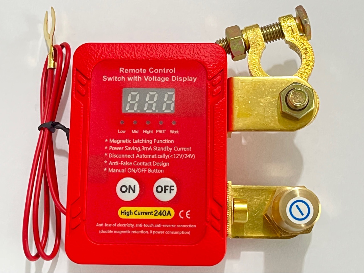 25 new cross-border car battery power-off switch 12v24v anti-leakage power high-power battery power-off switch