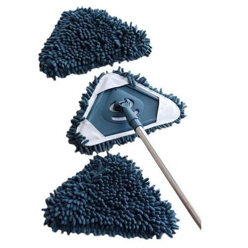 Household lazy triangle mop multifunctional wall scraping ceiling ceiling mopping floor cleaning car glass electrostatic dust removal mop