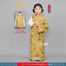 女孩高档藏式长袍气质百搭藏袍套装时尚西藏服装国风舞台表演服装