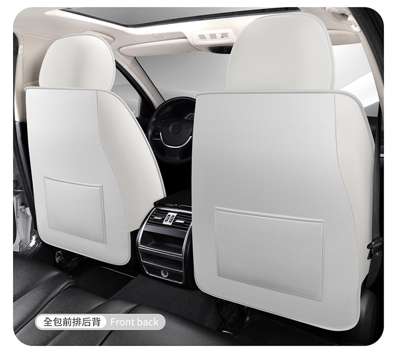 Cotton and Linen Car Seat Cushions for All Seasons, New Fabric Seat Cushions, Linen Seat Covers, Car Supplies, Seat Covers, All-Inclusive