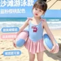 女孩连体小孩女童游泳衣
