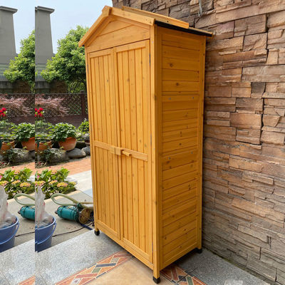 outdoors Large Storage cabinet Lockers courtyard Debris cabinet Tool Cabinet Rainproof Sunscreen cabinet gardening Tool Cabinet