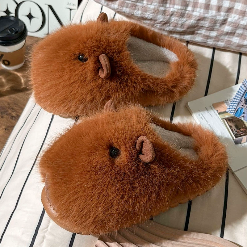 Демисезонные модные милые мультяшные шлепанцы