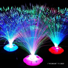 玫瑰花变色光纤星空灯货源批发带地摊闪光满天星热卖花灯发光七彩