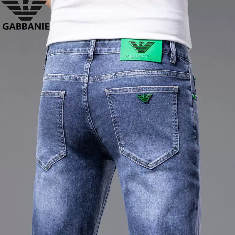 Spring thin quality jeans, trousers, slim fit, Korean style