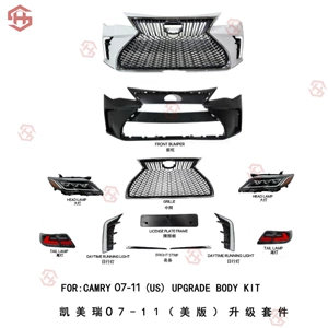 Camry 07-11 (ABŞ Versiyası) üçün Ön Bamper, Farlar və Arxa Fənərlər
