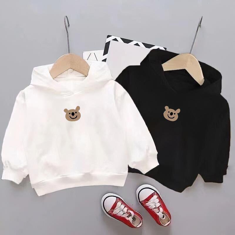 Boys' and Girls' Autumn All-match Hooded Sweat 2024 New Casual Printed Trendier Sweat Top Boys' and Girls' Autumn All-match Hooded Sweat 2024 New Casual Printed Trendier Sweat Top
