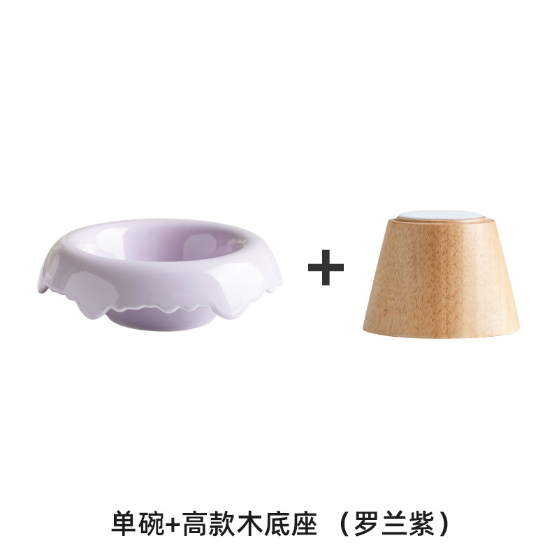 De alto aspecto de cerámica lindo aperitivo yogur de frutas desayuno postre tazón helado ensalada tazón pasillo joyería almacenamiento tazón