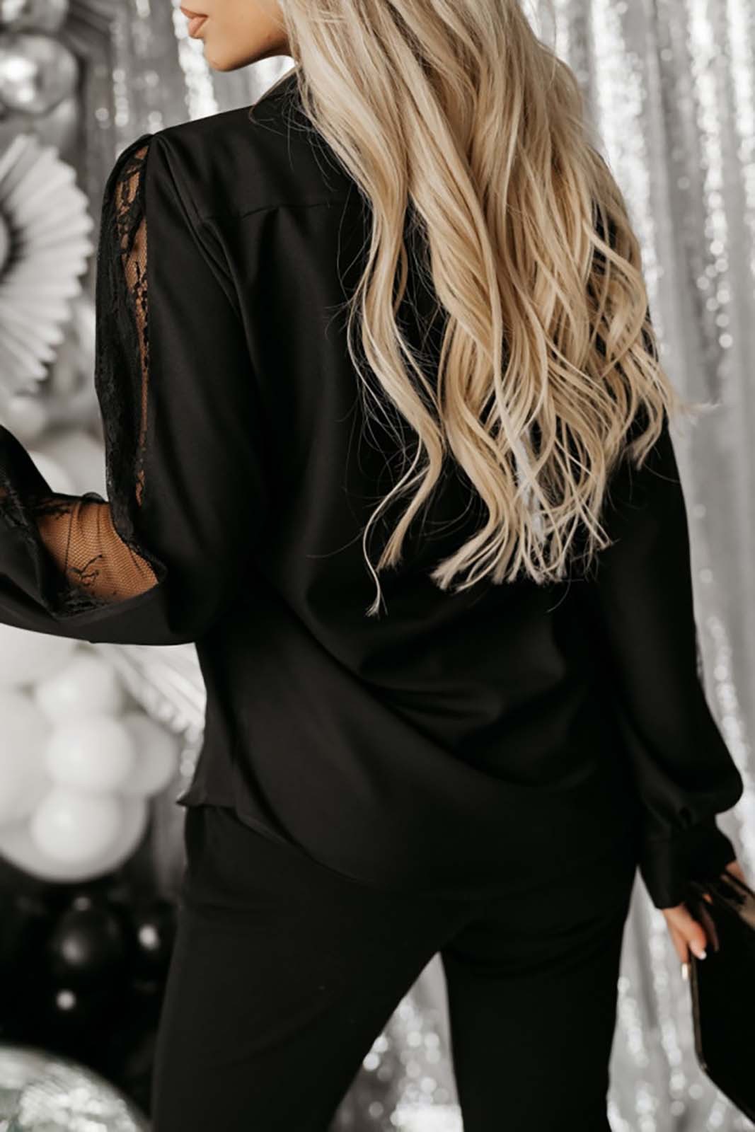 Solid Color Pattern Wholesale Women's Elegant Streetwear Solid Color Long Sleeve Blouses