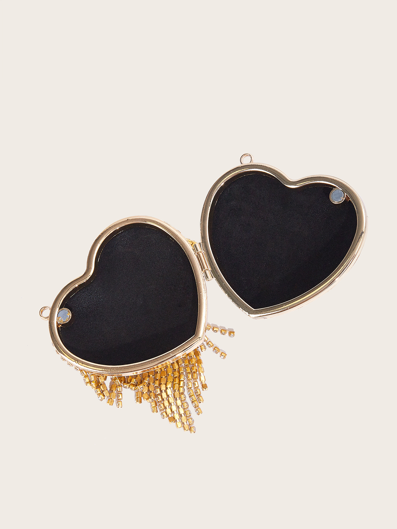 Mini Abendtasche Mit Herz-kette Für Damen_voghion.com
