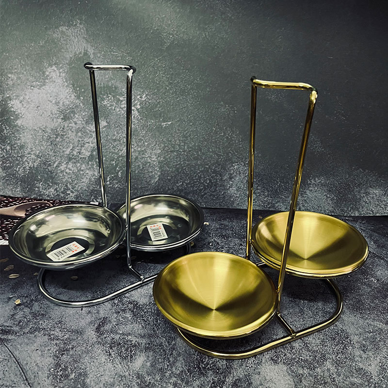 不锈钢汤勺架 金色厨具汤壳架创意火锅餐具礼品酒店ins厨房小工具