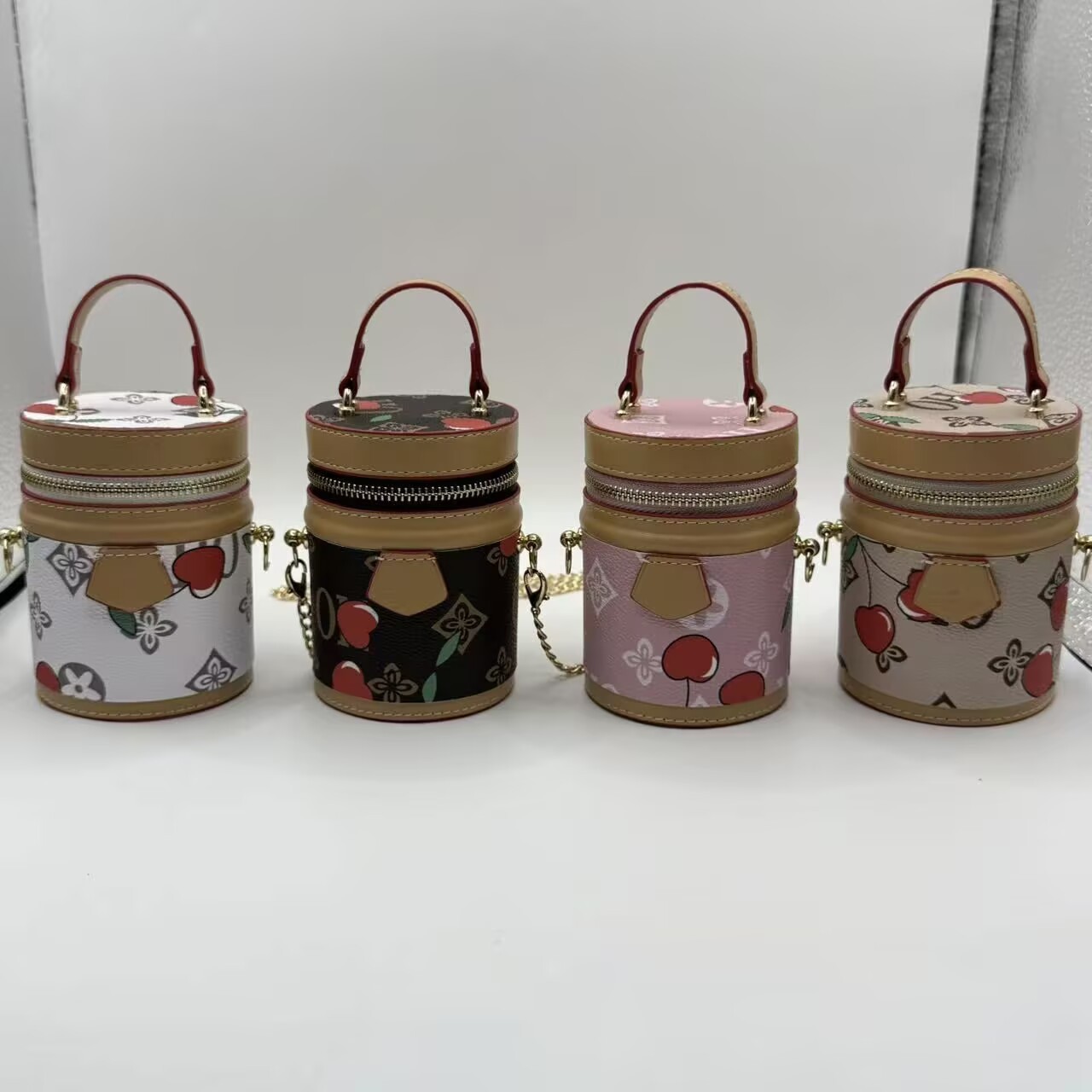 Yeni Model Şanslı Su Kovası Çanta Baskılı Mini Kadın Çapraz Çanta Küçük Ruj Çantası Kulaklık Çantası Bozuk Para Çantası Anahtar Çantası