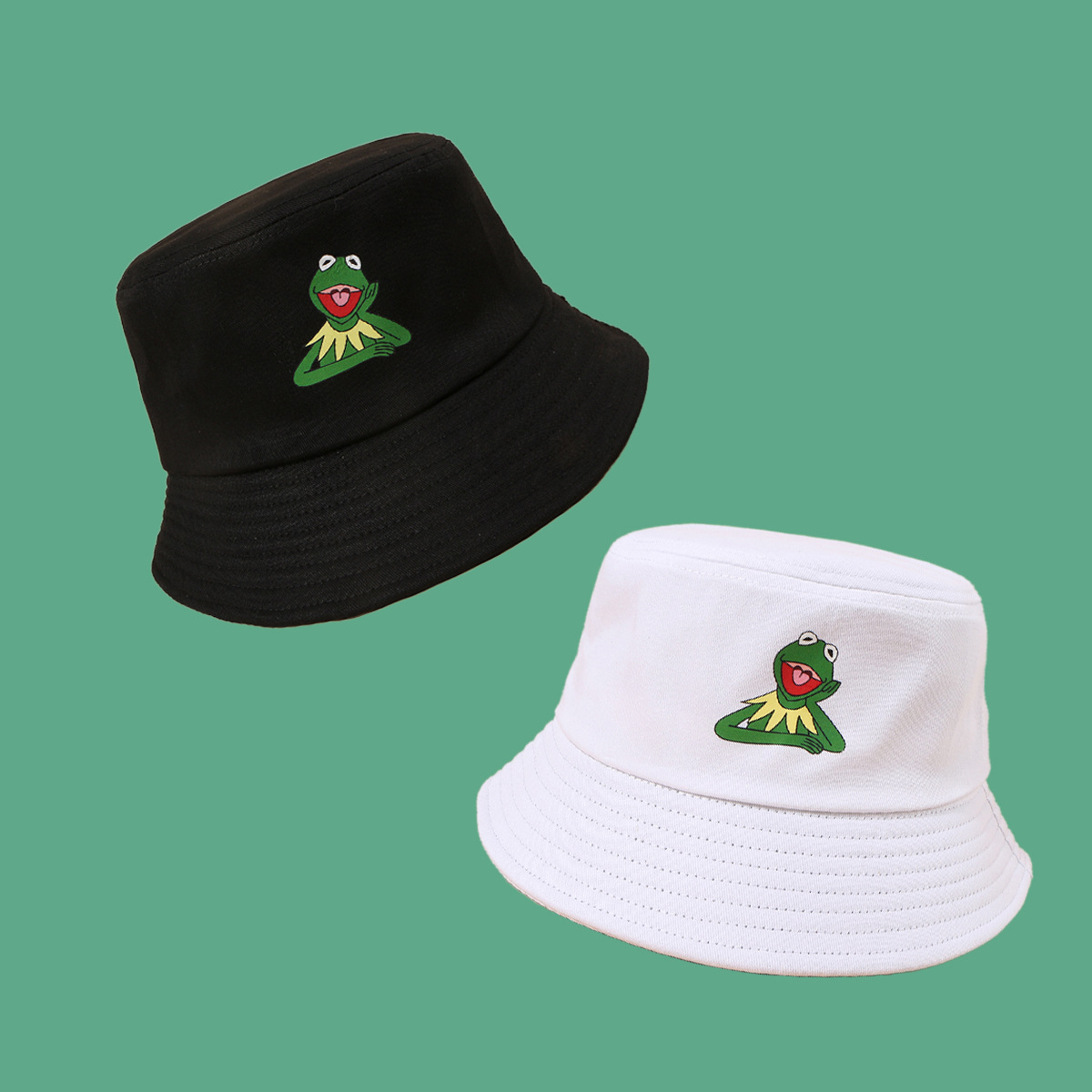 Fashion Laughing Frog Fisherman Hat display picture 2