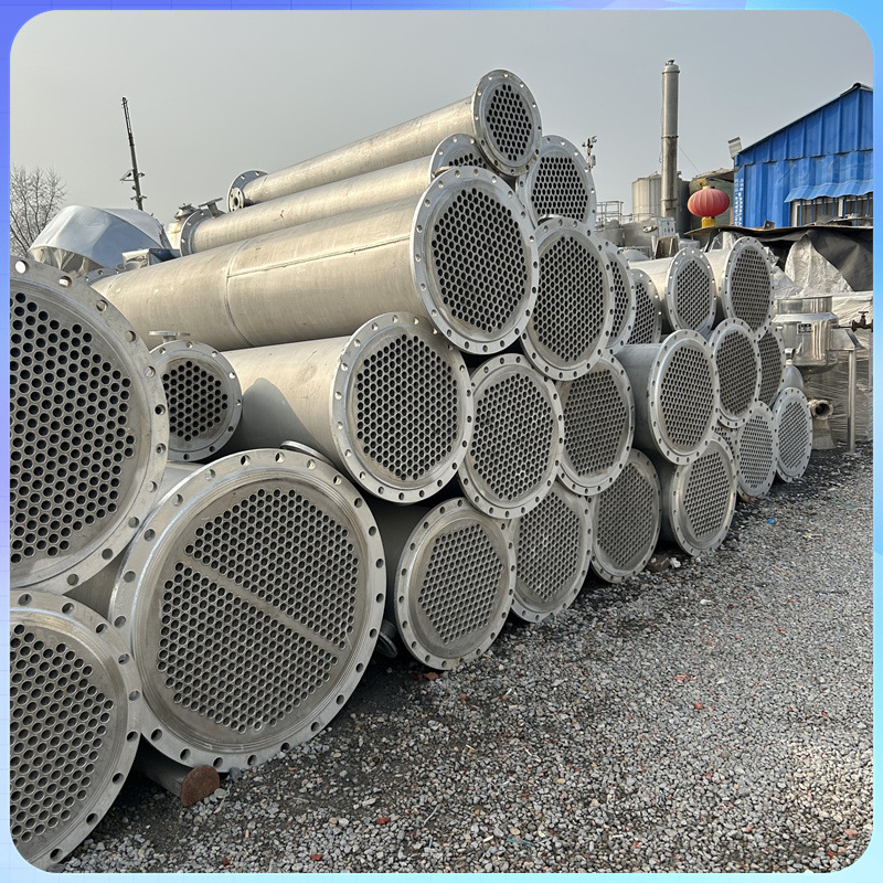 二手冷凝器 304不锈钢列管式冷凝器散热器 食品化工列管式换热器