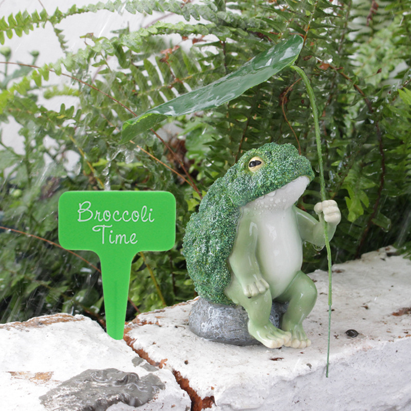 Kindergarten simulation frog Western blue flower decoration vegetable decoration gift decoration home decoration creative gift now