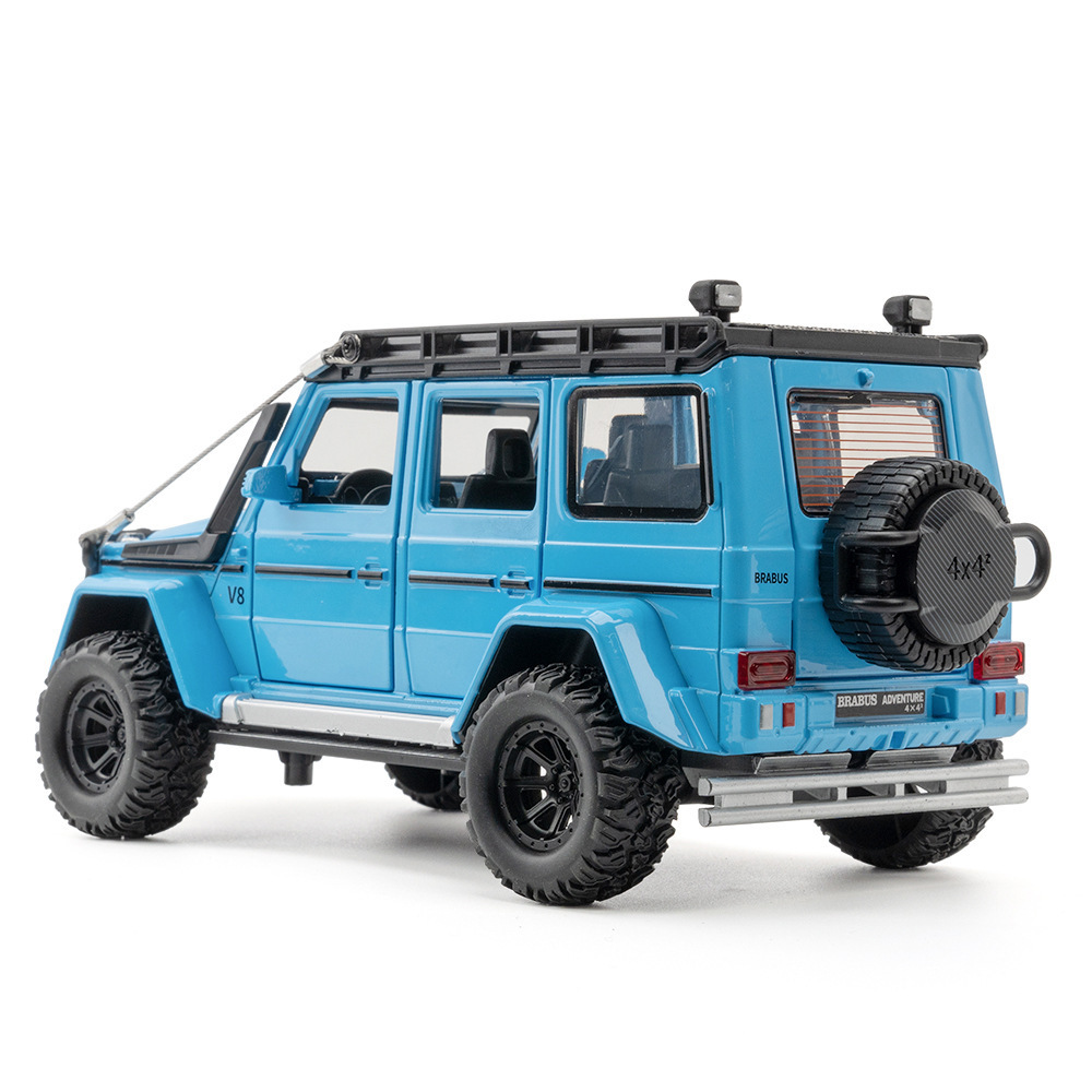 Nuevo Haodi aleación 1:24 Big Ben G550 coche modelo Tire hacia atrás aventura juguete off-road coche música modelo adornos