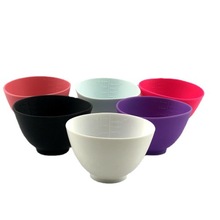 现货硅胶面膜碗 DIY面膜工具美容工具调膜碗软膜美妆水疗硅胶碗