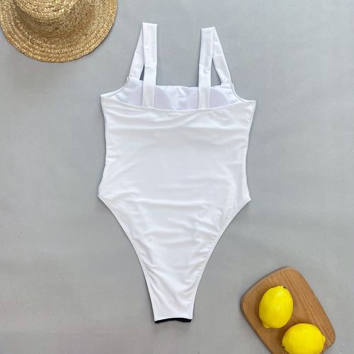 Women's one-piece swimsuit cross-border strapless European and American bikini 2024 new women's foreign trade swimsuit wholesale bikini