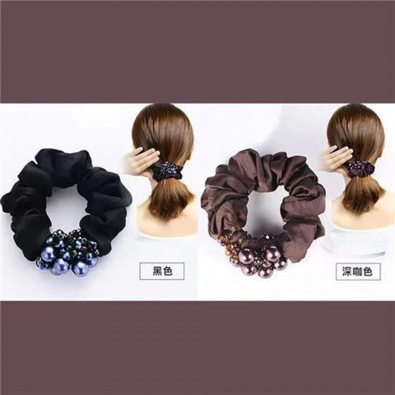 뜨거운 판매 헤어 로프 3#2개입 [블랙+다크커피]