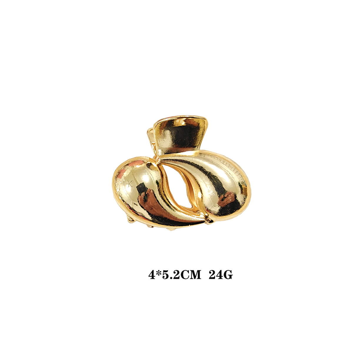 Vintage haarclip met schelp geometrisch design voor dames_voghion.com