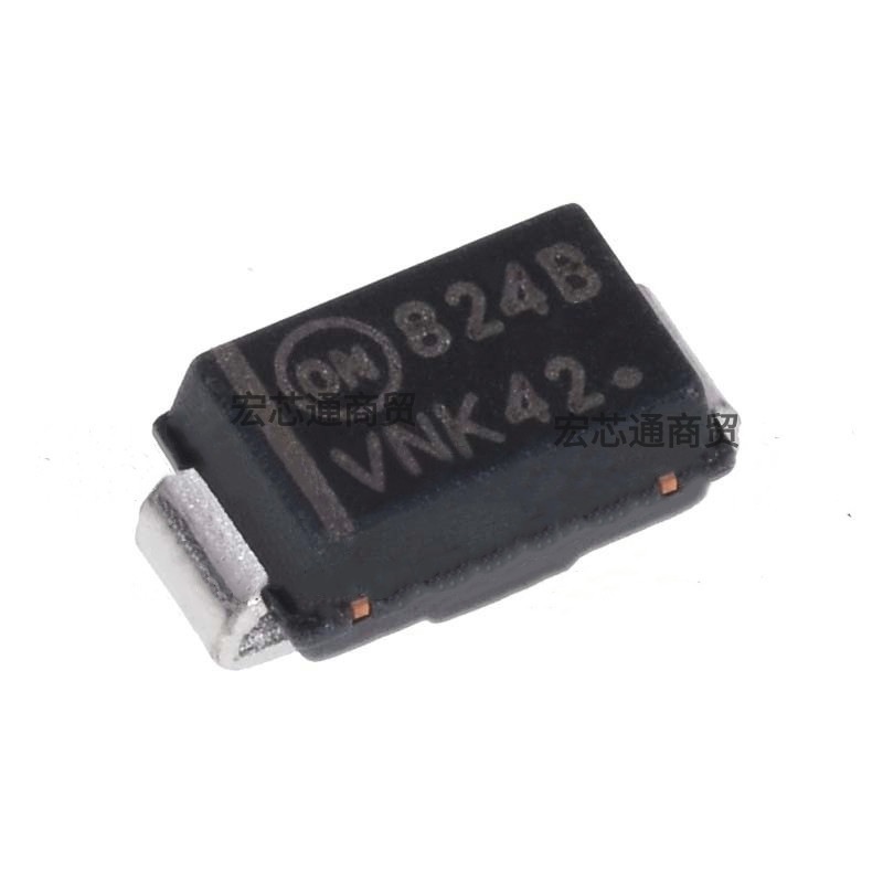 国产全新 1SMA5924BT3G 丝印824B 贴片SMA 9.1V 1.5W稳压二极管