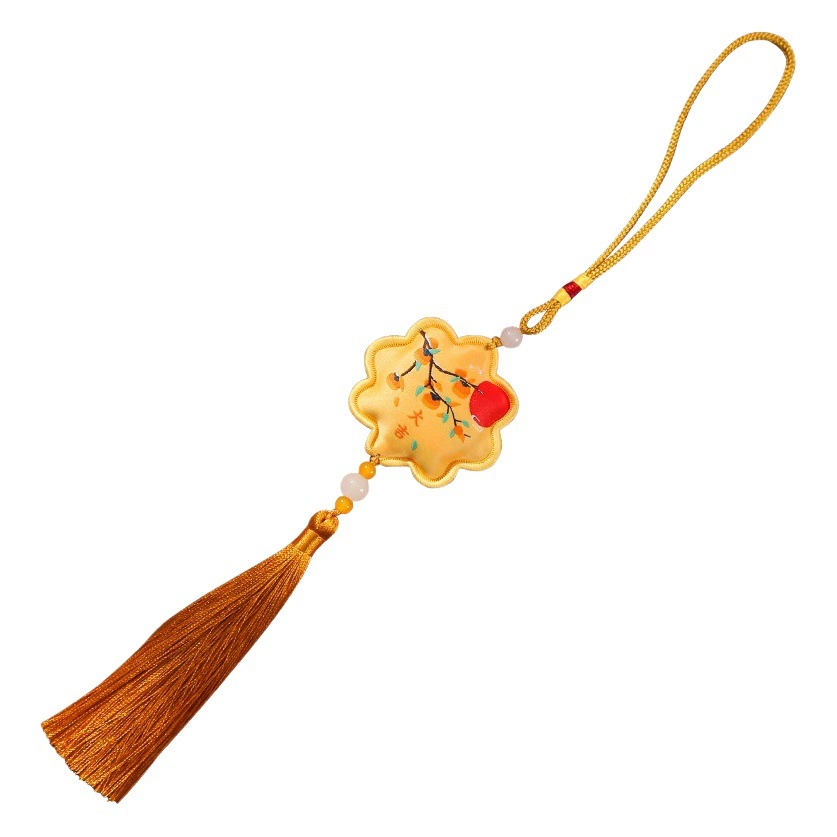 Ароматизированный мешочек с цветочным узором для удачи, амулет мира, портативный мешочек, талисман для автомобиля, небольшой подарок для праздничных мероприятий.