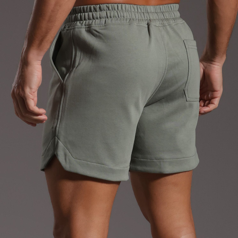2026 Men's Sports Shorts, Knee-Length Shorts, Basketball Shorts, American-Style Muscle Fitness Running Shorts, Split Hem