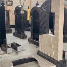 定制 定制俄罗斯风格墓碑 高性价比俄罗斯风格花岗岩墓碑